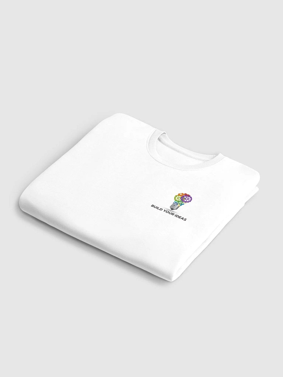 Build Your Ideas Crewneck Sweatshirt Crisp White product image (6)