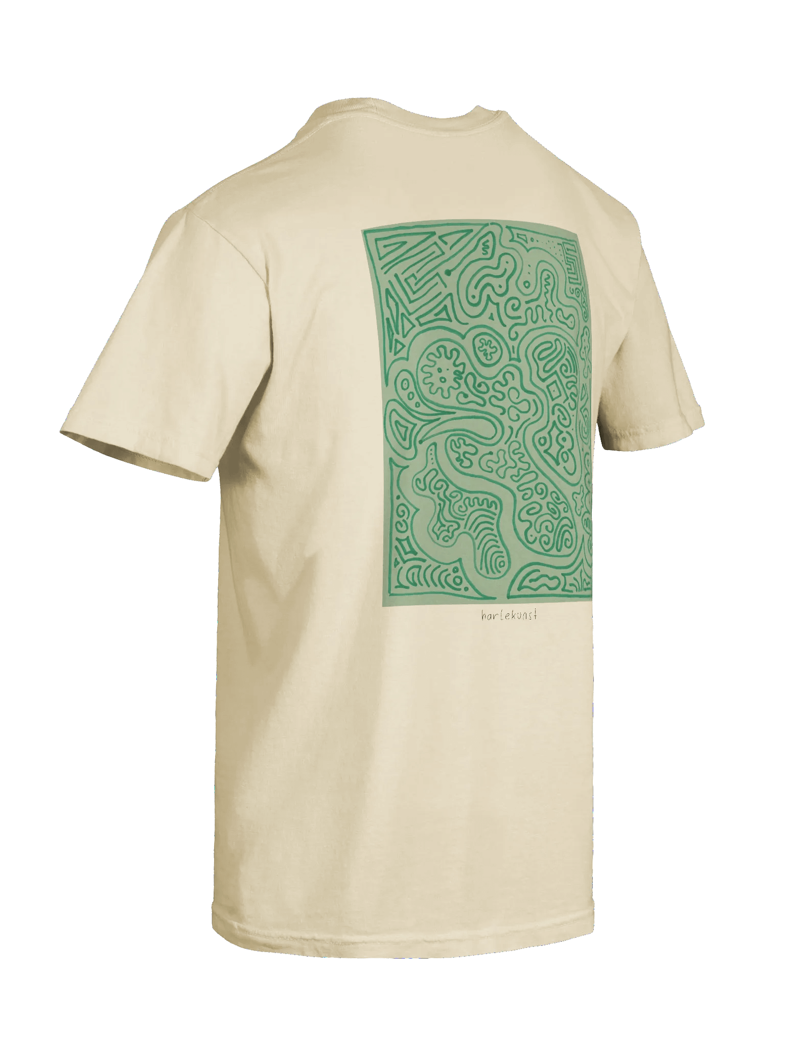Envelop Me: Light Green Print - Comfort Tee product image (7)