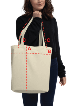 Grow Joy Botanical Cotton Tote Bag | Medium, Cream product image (3)