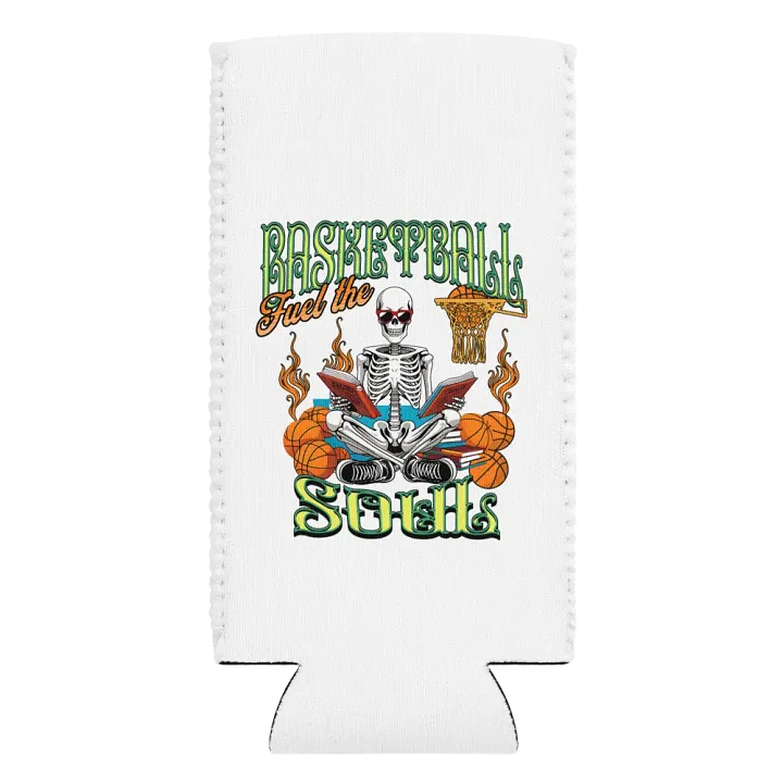 Basketball Fuel The Soul Skeleton Can Cooler product image (2)