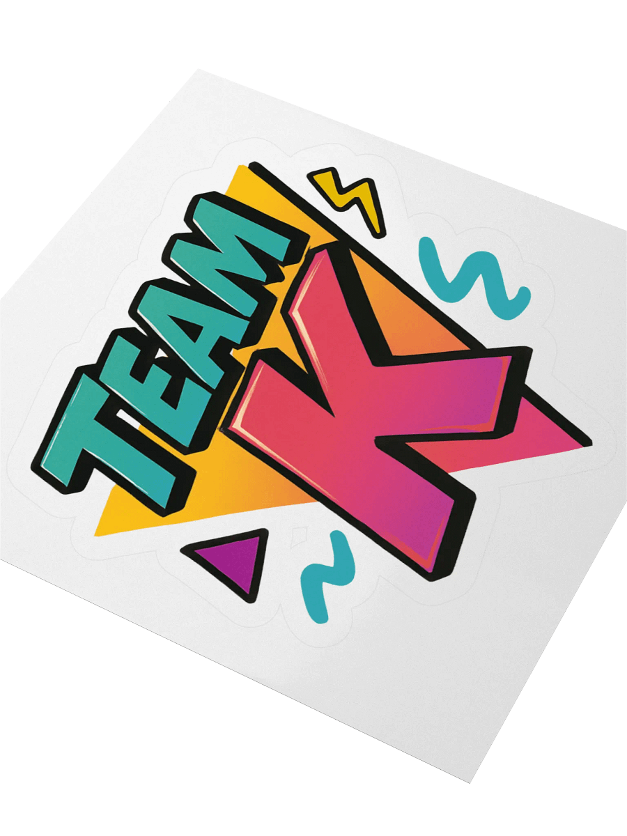 Team K 1990's STICKERS product image (7)