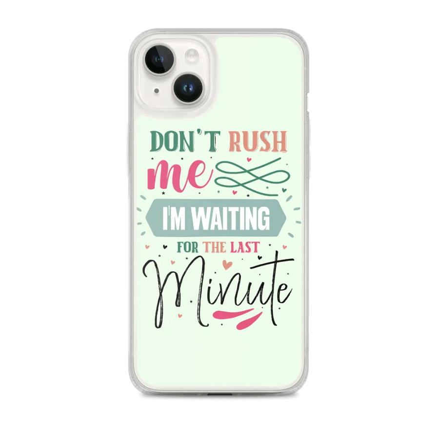 Last Minute Rush iPhone® Case product image (1)