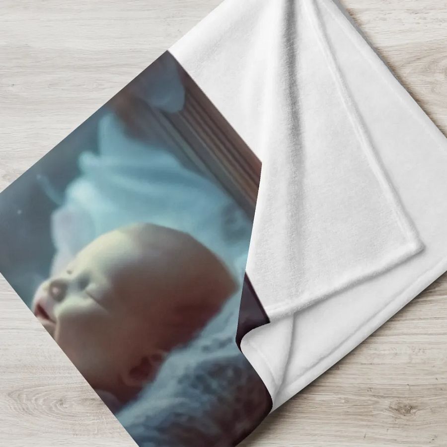 Dragon With Baby Throw Blanket product image (17)