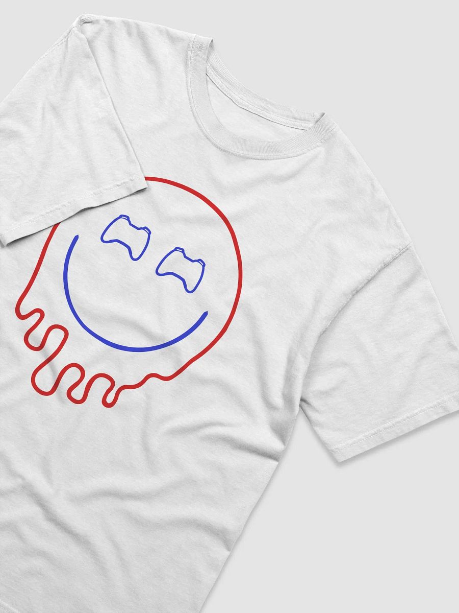 Patriotic Controller Smiley Face T-Shirt (Red/Blue) product image (2)