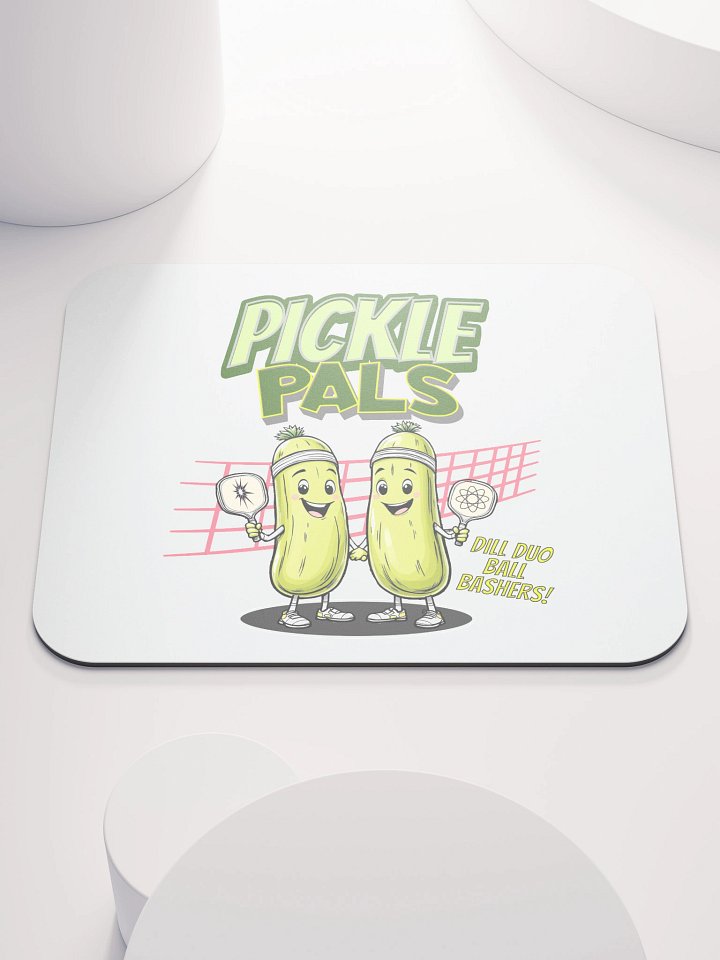 Pickleball Pals Dill Duo Ball Bashers Mouse Pad product image (2)