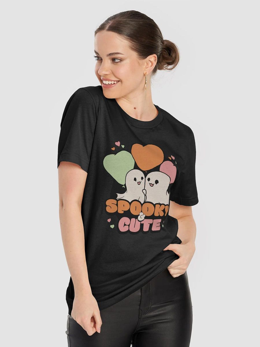 Spooky cute ghost shirt, cartoon halloween Tshirt, adorable ghost tee gift product image (8)
