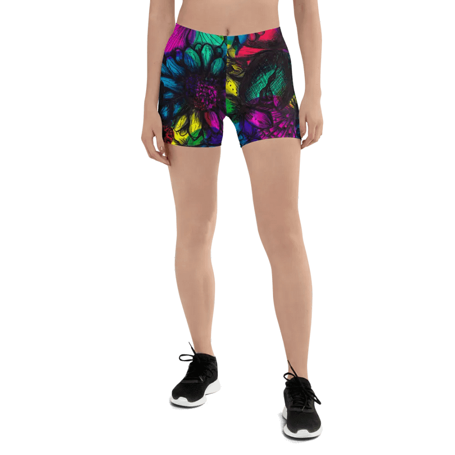 Tie-dye Flower Biker Shorts product image (5)