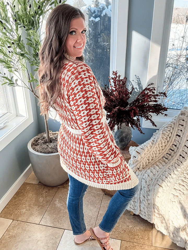 Hello Pumpkin Mosaic Cardigan Crochet Pattern product image (2)