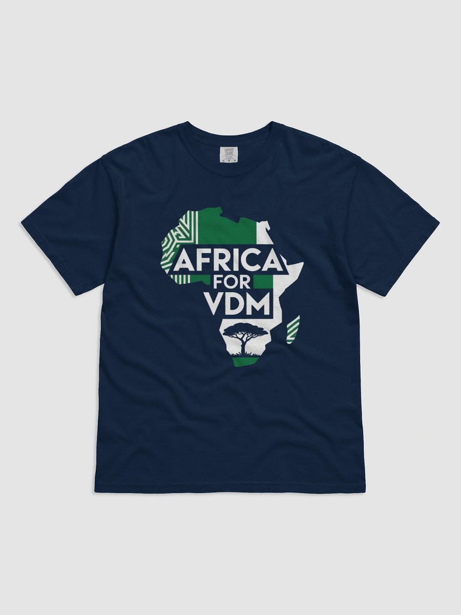 Africa for VDM Nigeria Naija Flag Ratel Very Dark Man Heavyweight T-shirt product image (9)