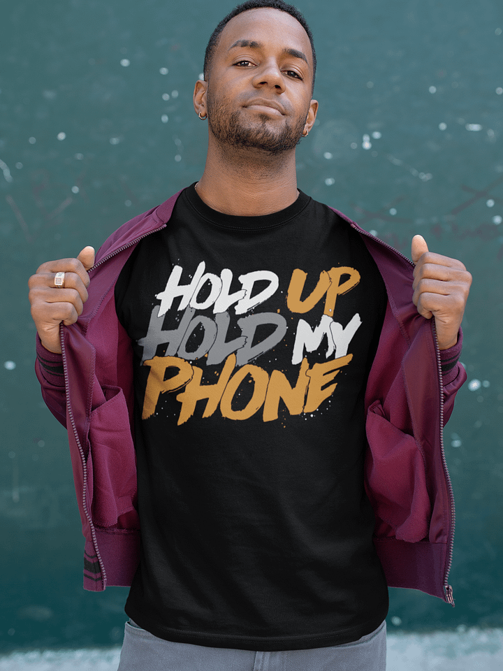 Artistic Hold Up My Phone Tee product image (1)
