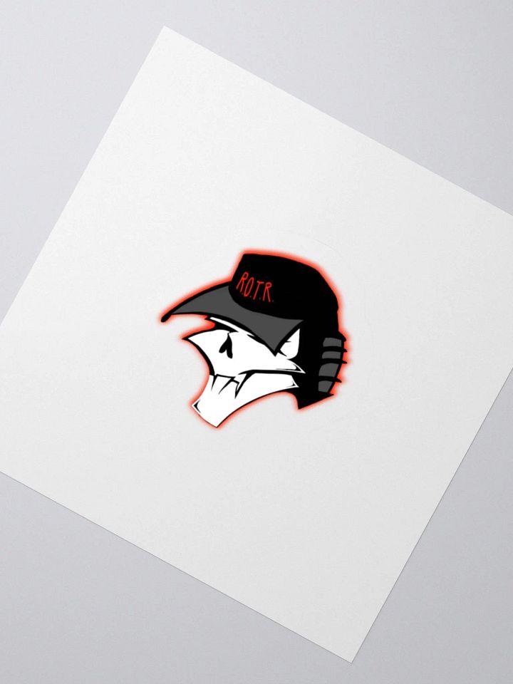 Bold R.O.T.R. Skull Cap Sticker product image (5)