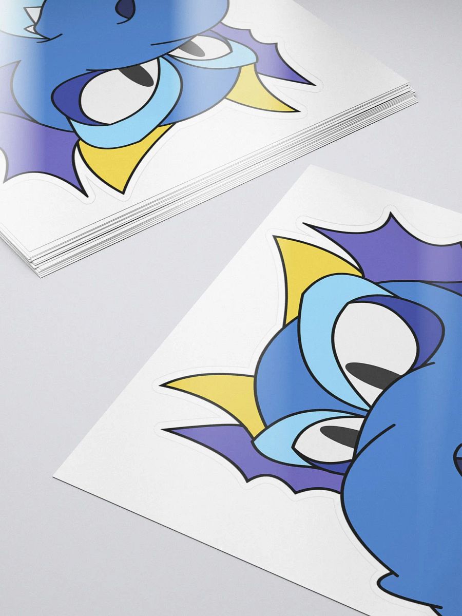 Happy Dragon Blue Sticker product image (5)