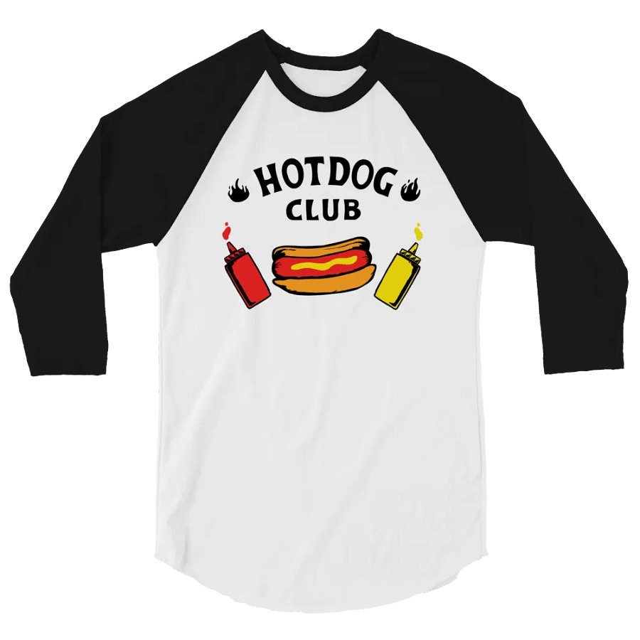 Hotdog Club Raglan Shirt product image (3)