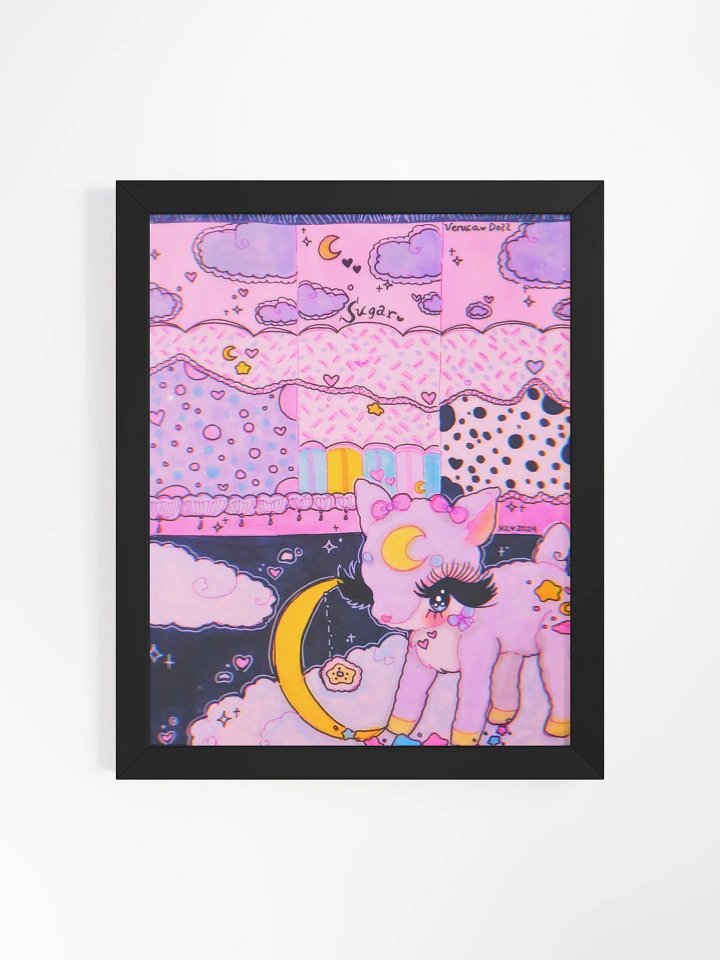 Sugar Deer Framed Art Print product image (1)