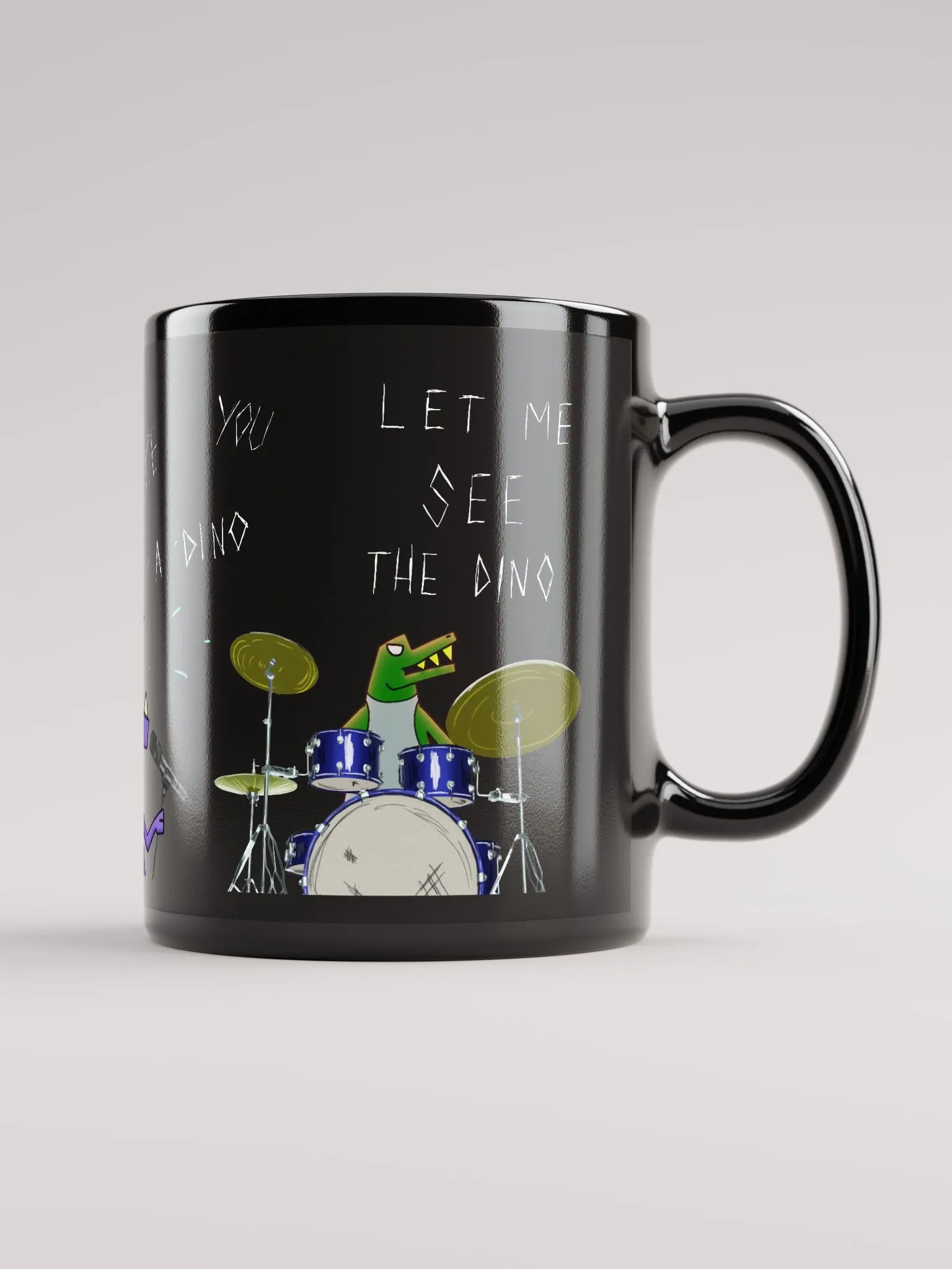 Dino Metal Black Mug product image (5)