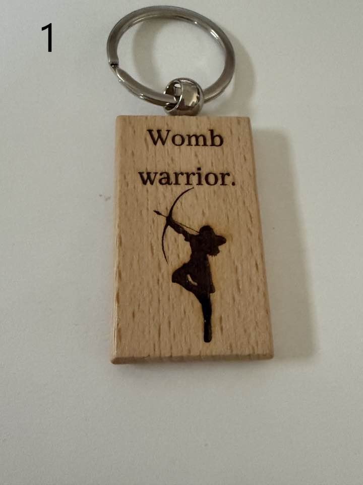 Wooden Engraved Illness Awareness Keychains | Chronic Pain, Cancer, & More (5) product image (1)