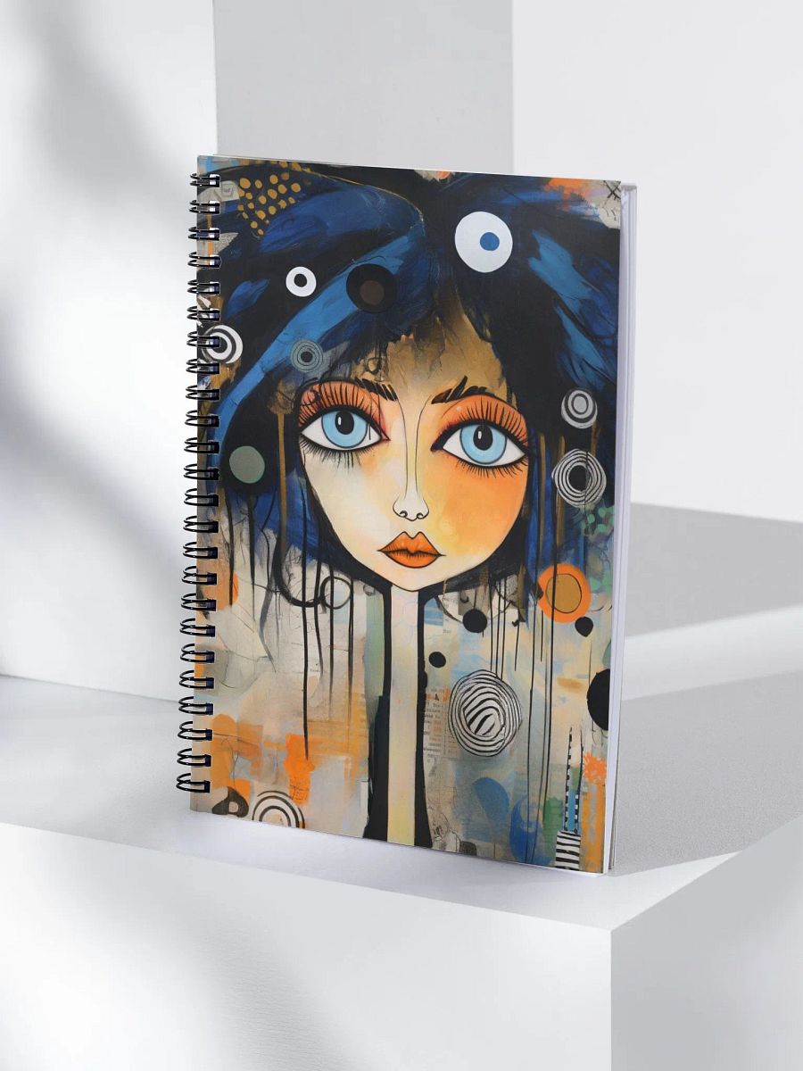 Whimsical Blue Art Notebook product image (4)