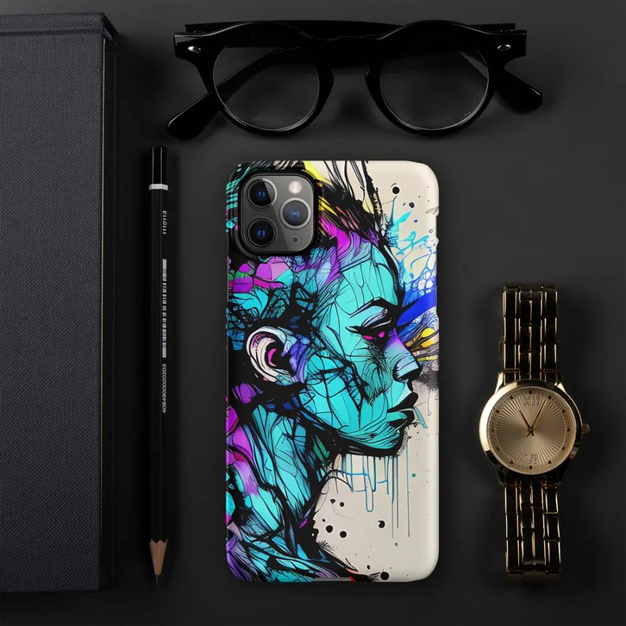 'Electric Emotions' Phone Case Painting Cover for iPhone 15 14 11 12 13 XR XS X 7 8 FE product image (48)