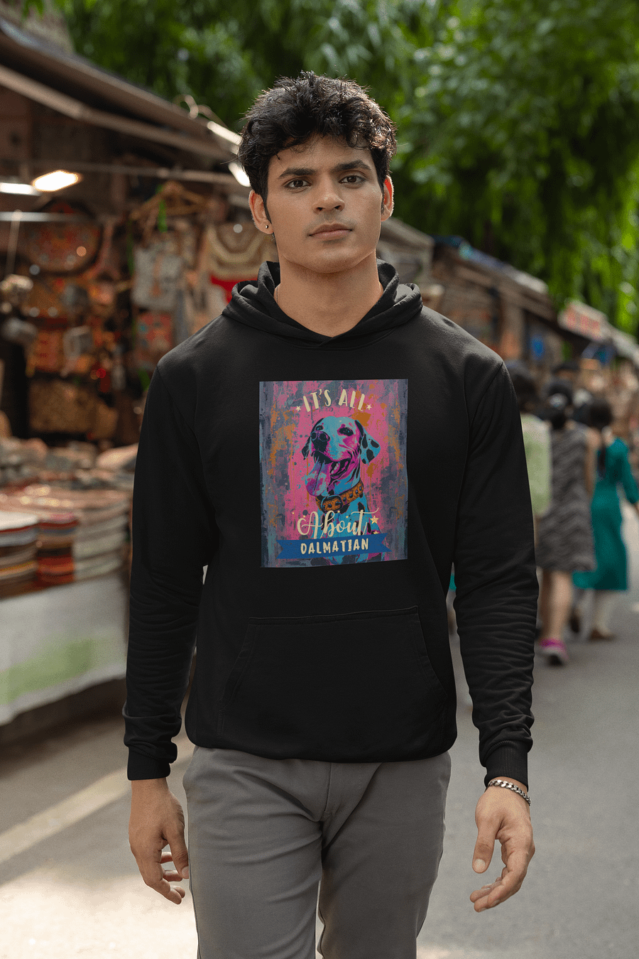 It's All About Dalmatian Premium Pullover Hoodie by Lane Seven product image (1)