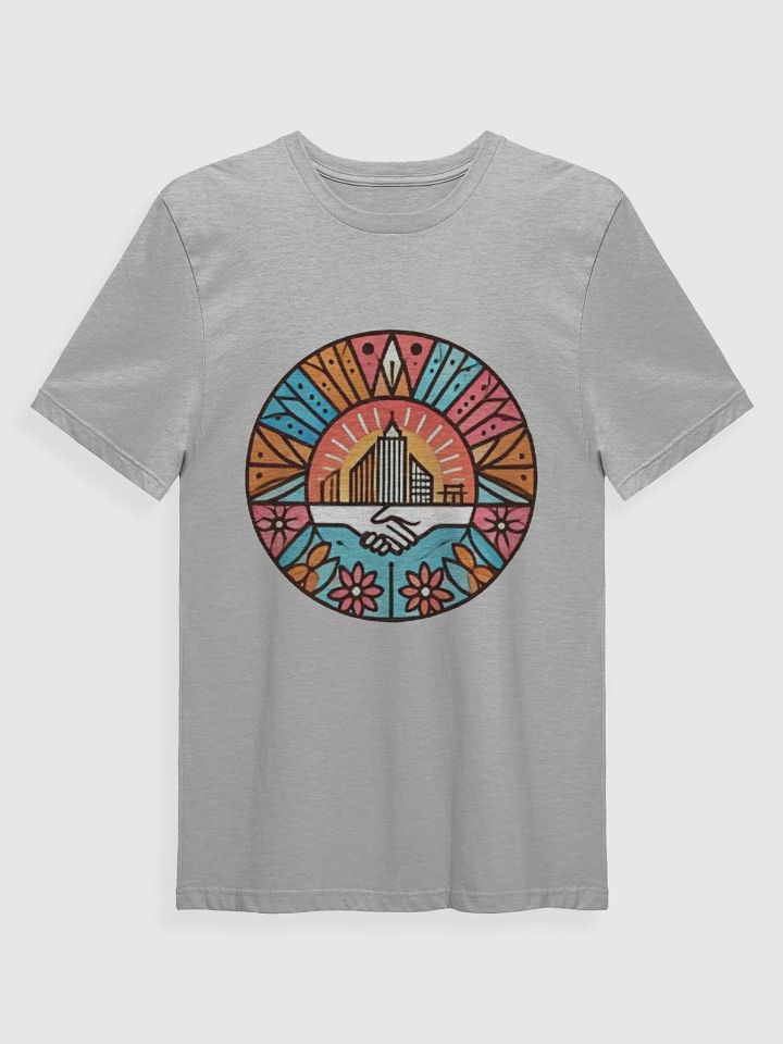 Cityscape Handshake Next Level Tee product image (3)