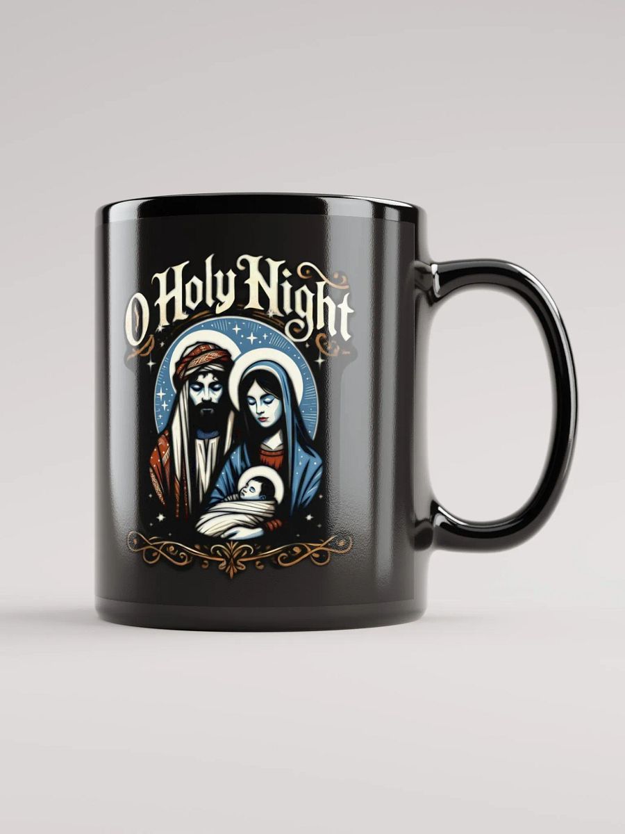 O Holy Night Glossy black Mug product image (1)