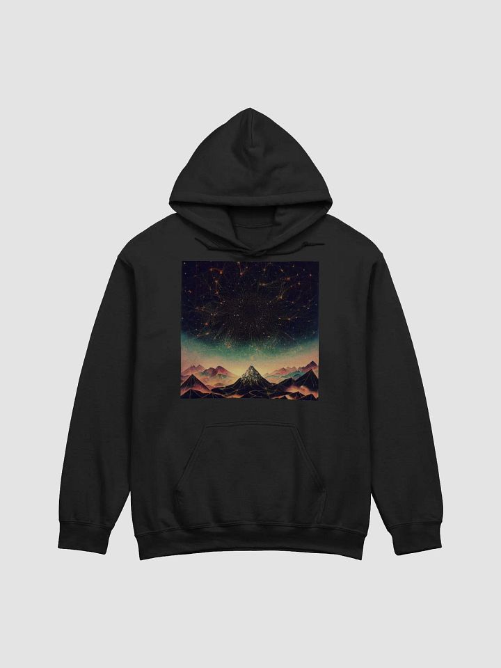 Cosmic Mountain Night Hoodie product image (1)