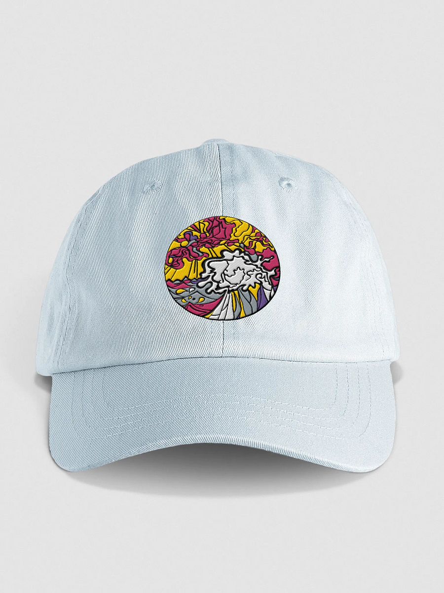 Pastel Dreams Adjustable Dad Cap - Wave at Sunset product image (1)