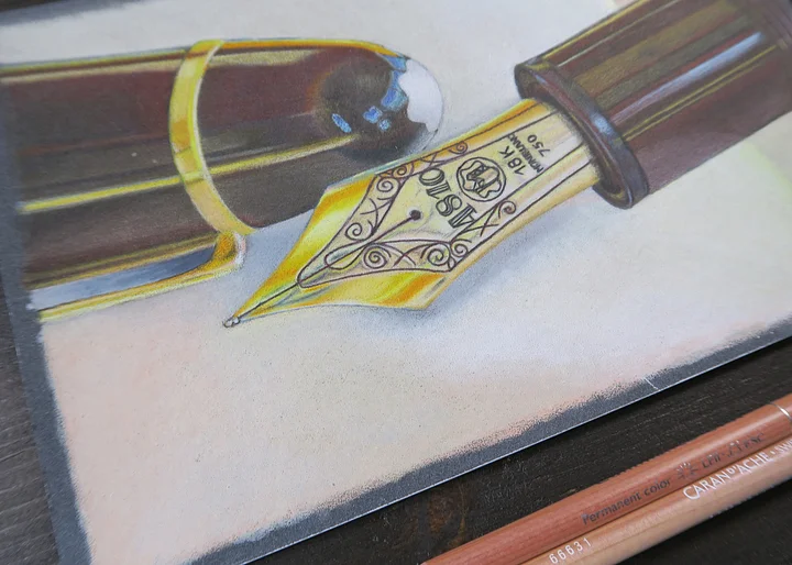 original drawing : fountain pen product image (1)