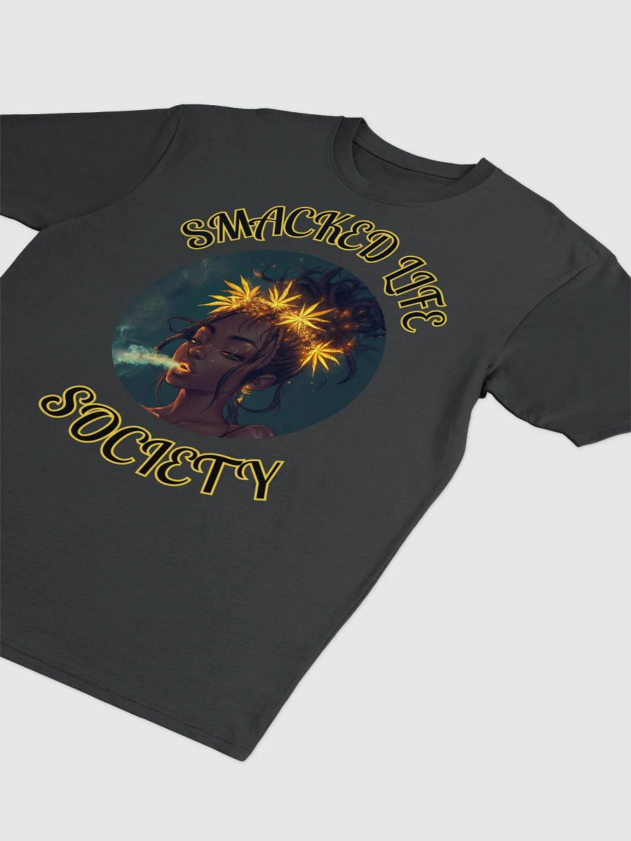 Smacked Aura Stoner T-Shirt - High Vibe Weed Shirt, 420 Apparel, Cannabis Lover Gift, Smoked Out Streetwear product image (17)