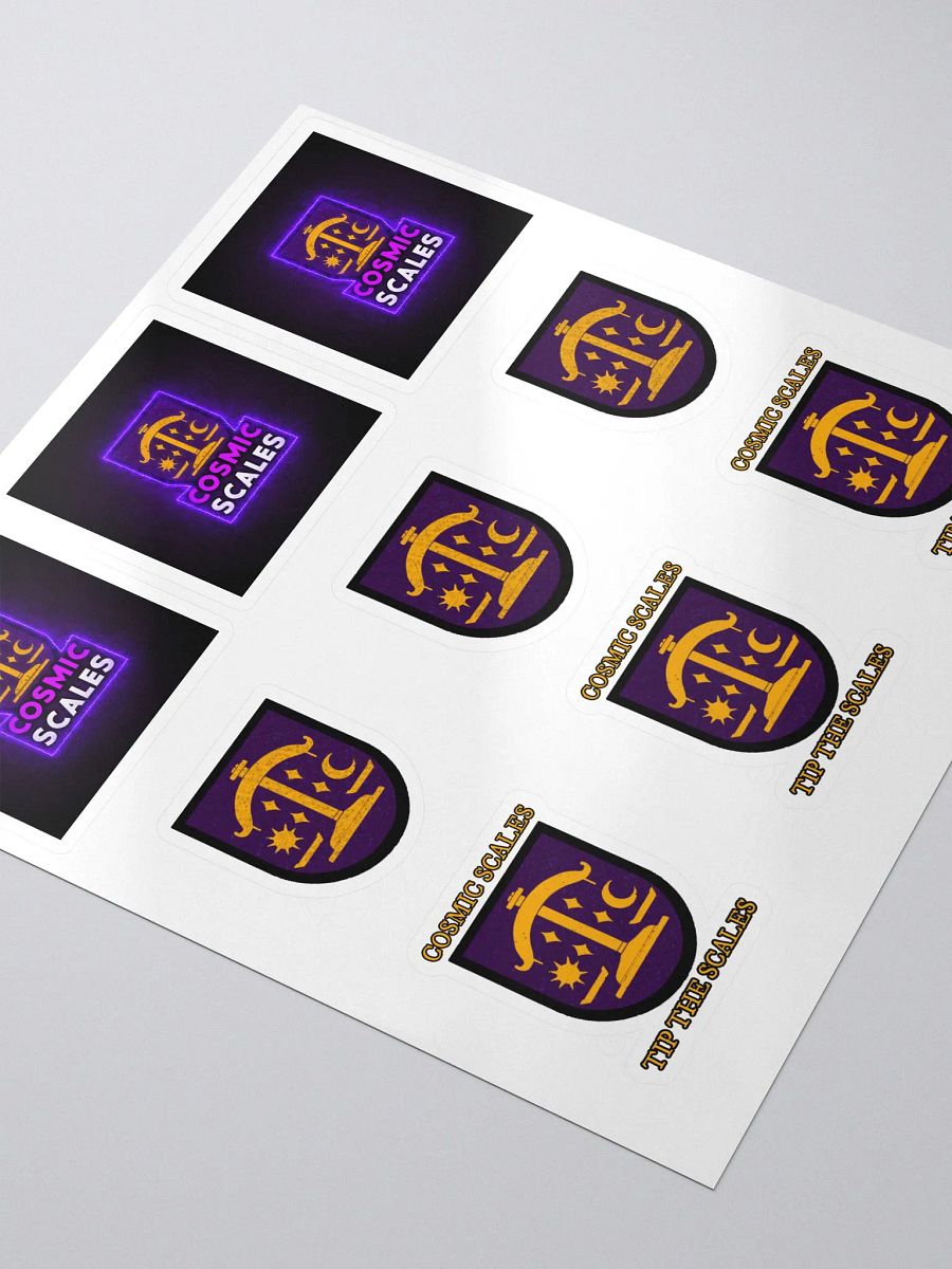 Cosmic logo stickers product image (3)