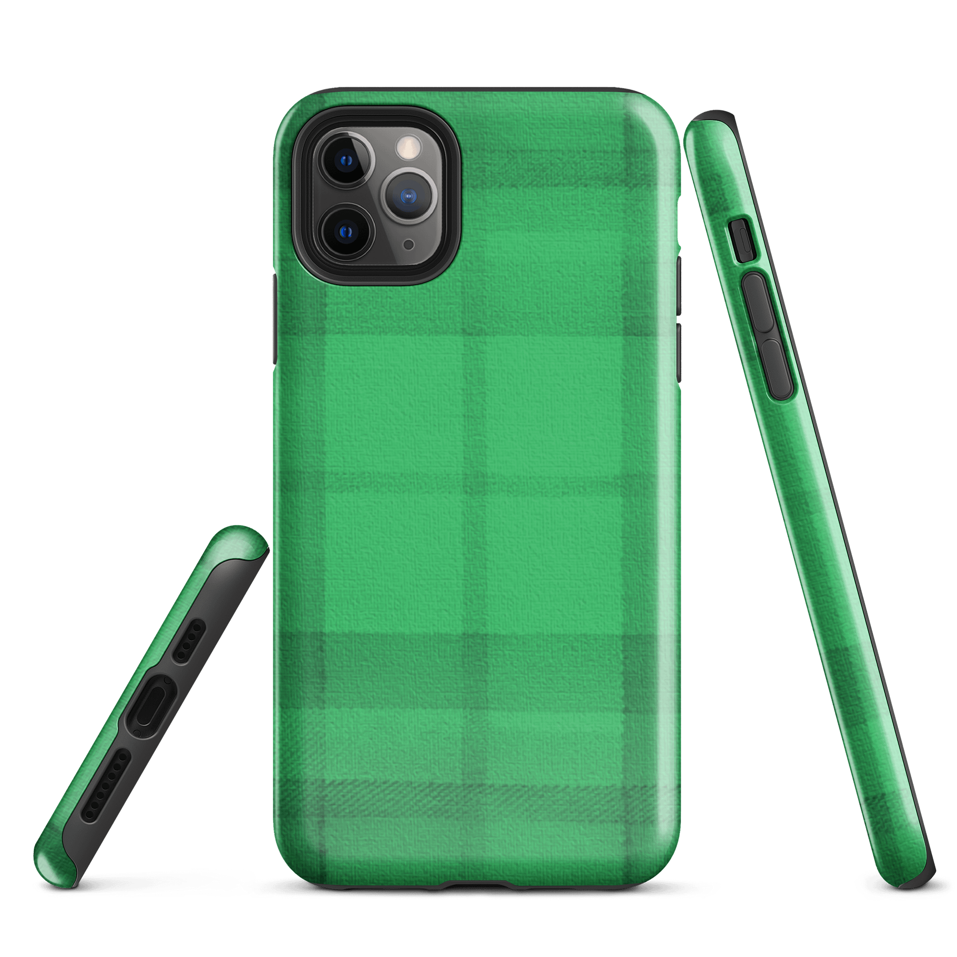 Emerald Checkered Armor Tough Case for iPhone® product image (1)