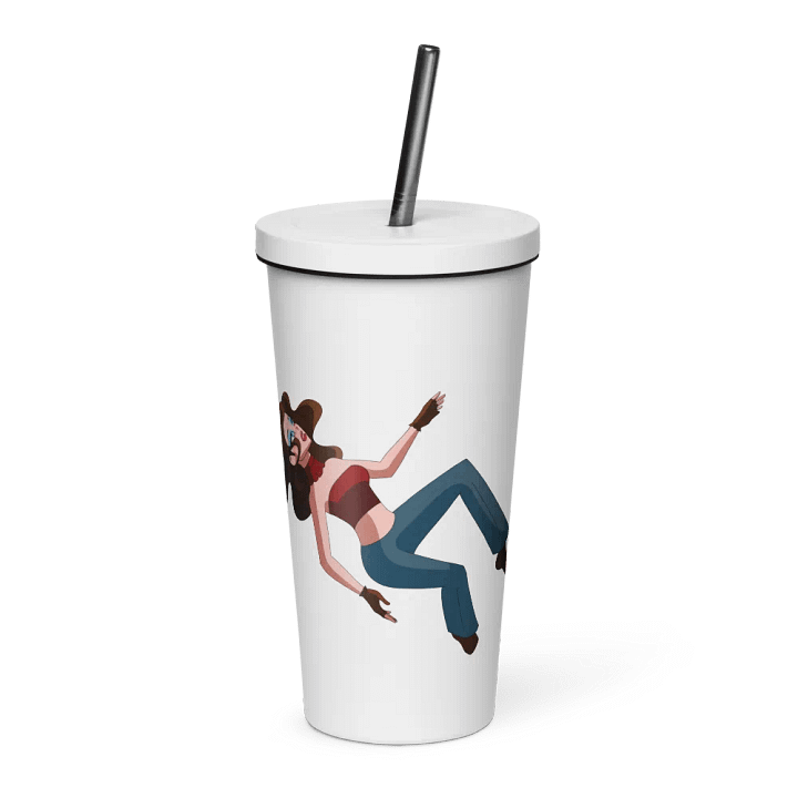 Insulated Tumbler with a Straw product image (2)