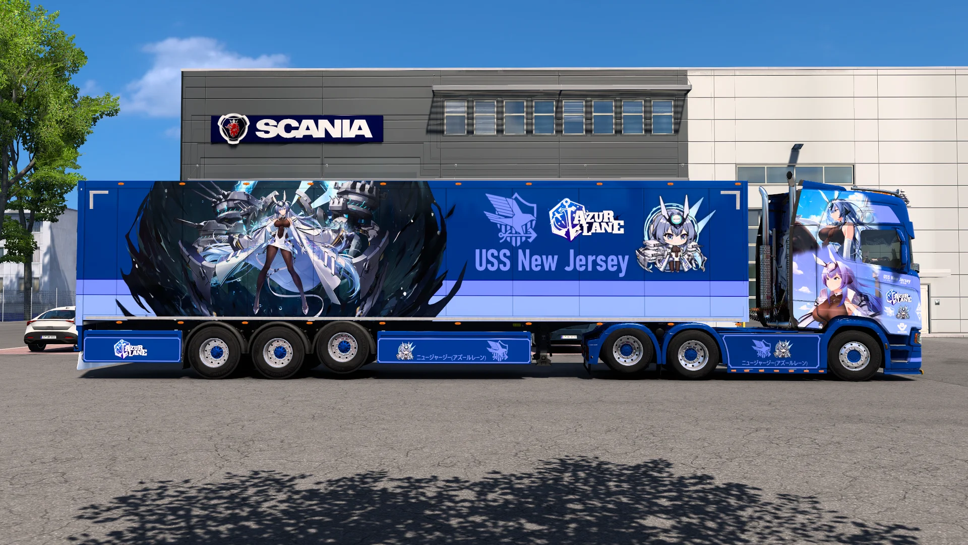 [ETS2] USS New Jersey - Azur Lane [Combo Skin] product image (3)