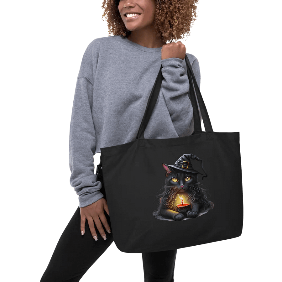 Witchy Cat Eco-Friendly Tote Bag product image (5)
