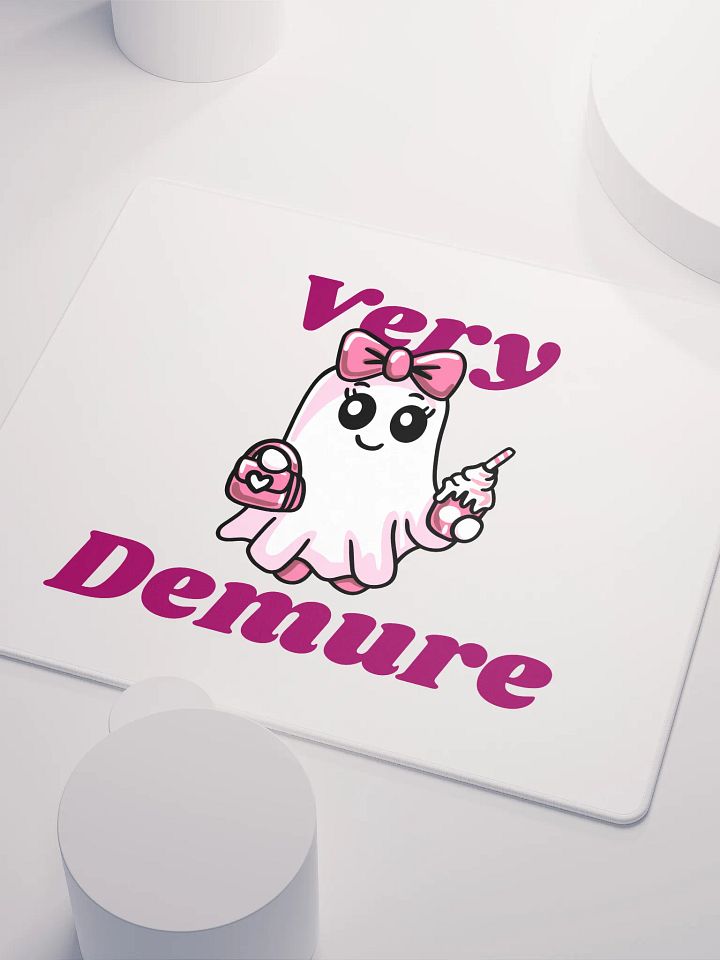 Very Demure Cute Ghost Gaming Mouse Pad product image (2)