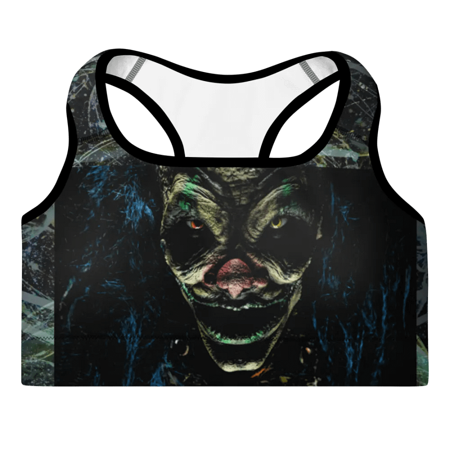 Luminous Reflection Sinister Clown Sports Bra product image (6)