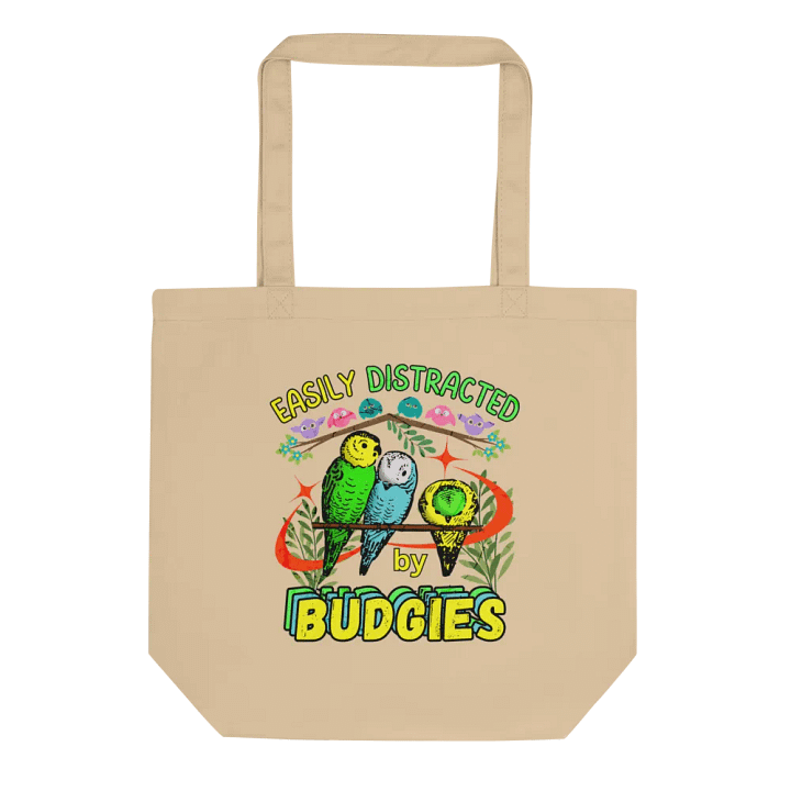Easily Distracted by Budgies Tote Bag product image (1)