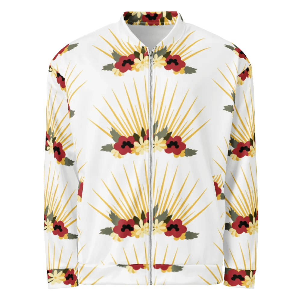 Harvest Bloom All-Over Print Bomber Jacket product image (1)