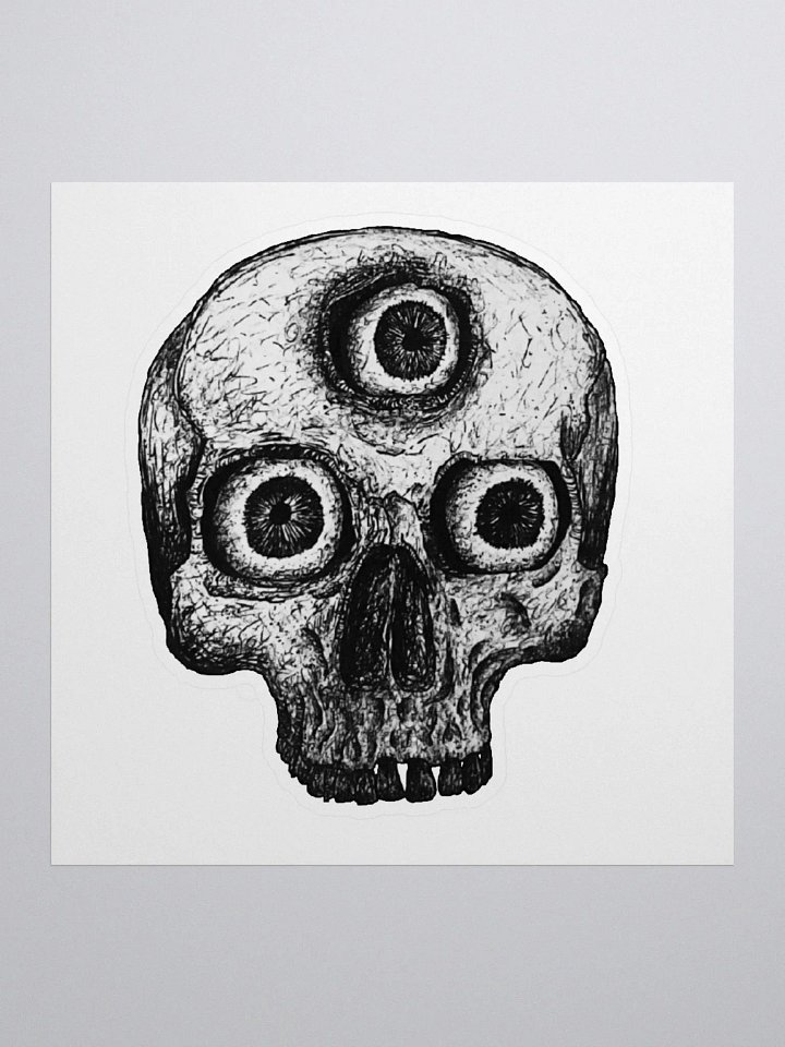 Third Eye Skull Sticker product image (1)