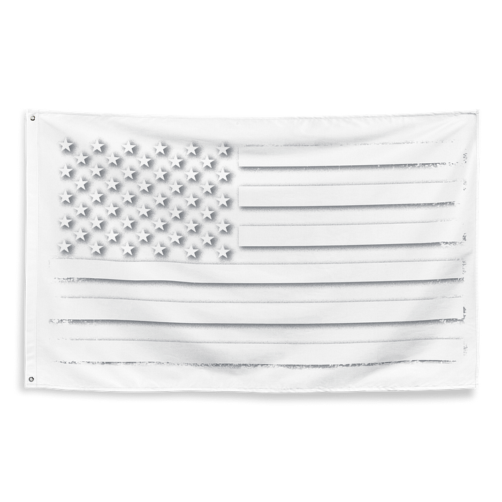 Whiteout American Wall Flag product image (1)