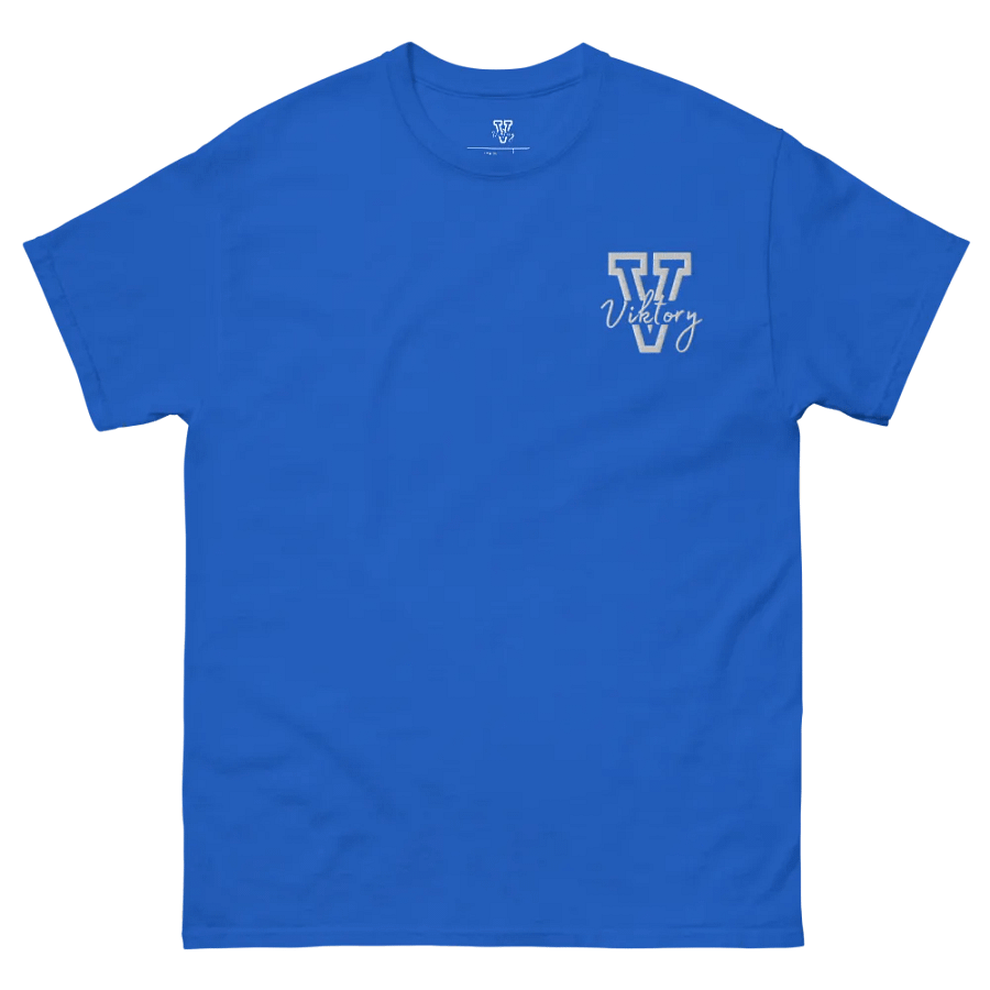 Adult Shirt Blue (white logo) product image (2)