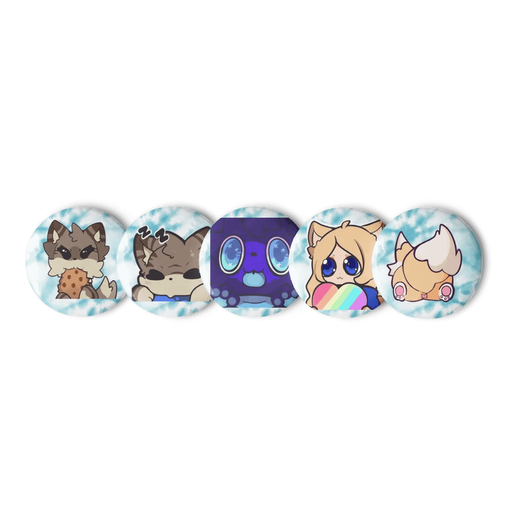 Emote Pins Buttons product image (2)