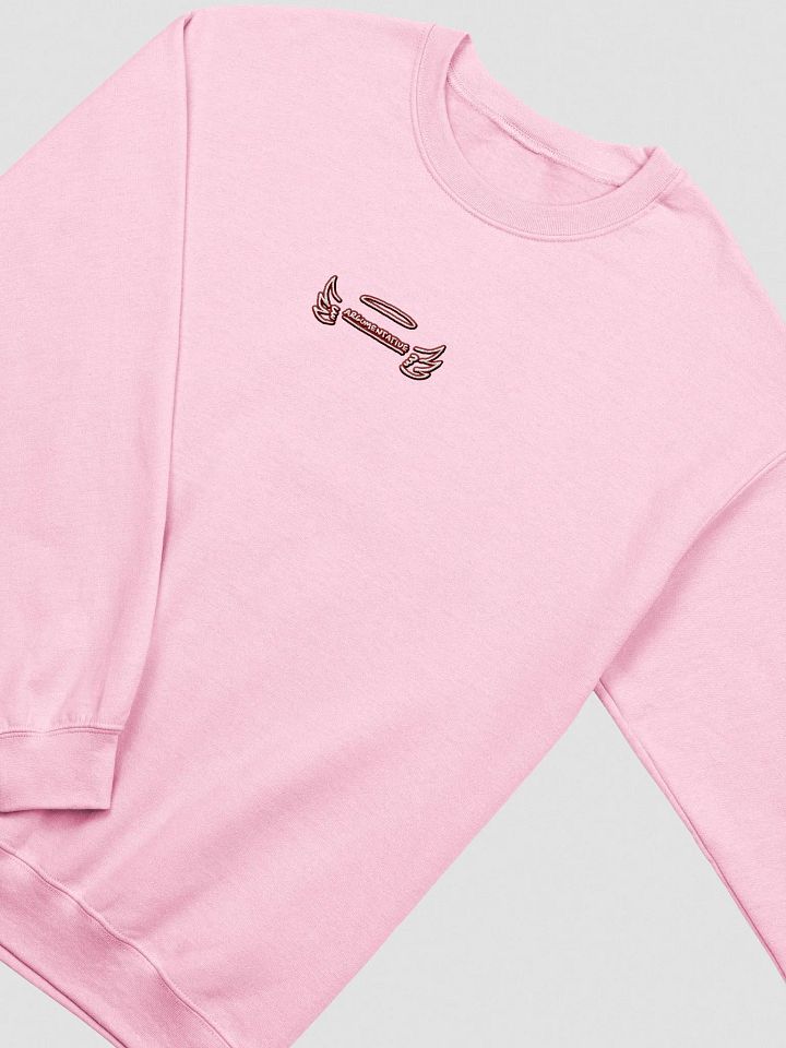 ANGELIC (maroon bubble design 2) embroidered crewneck product image (1)