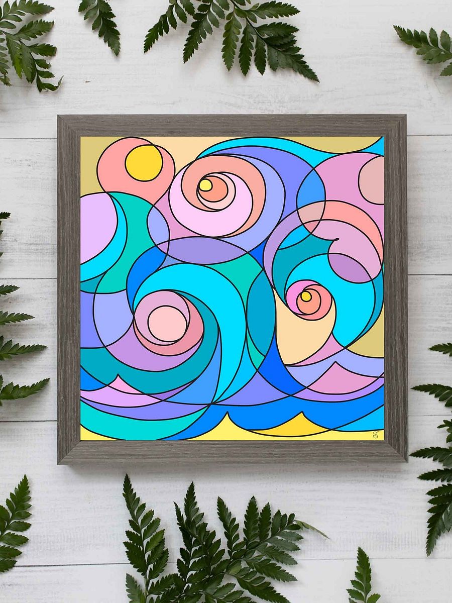 Swirling Dreams Canvas Collection - Abstract Square No. 2 product image (6)