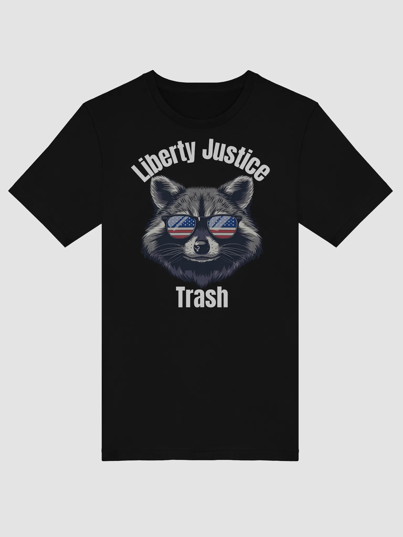 Liberty Justice Trash Funny Patriotic Raccoon product image (6)