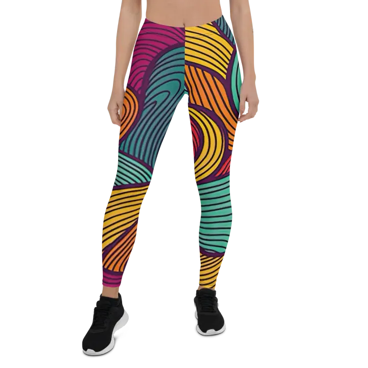 Vibrant Flow All-Over Leggings product image (1)