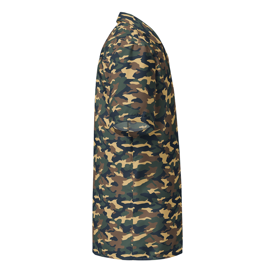 Camo Print Men’s Button-Up Shirt product image (4)