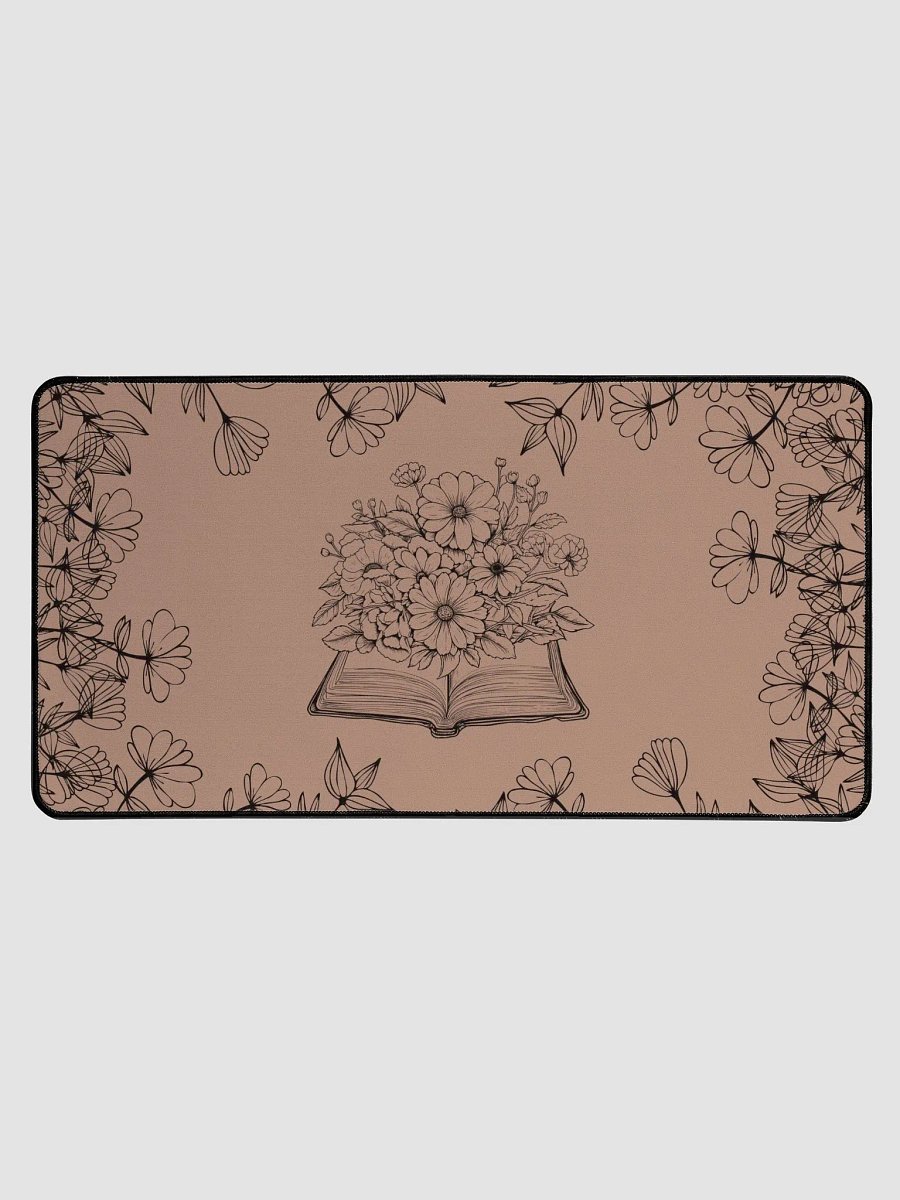 sunflowers and books desk mat product image (1)