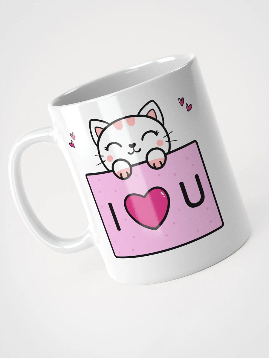 Cute Cat & Dog I Love U Mug product image (4)