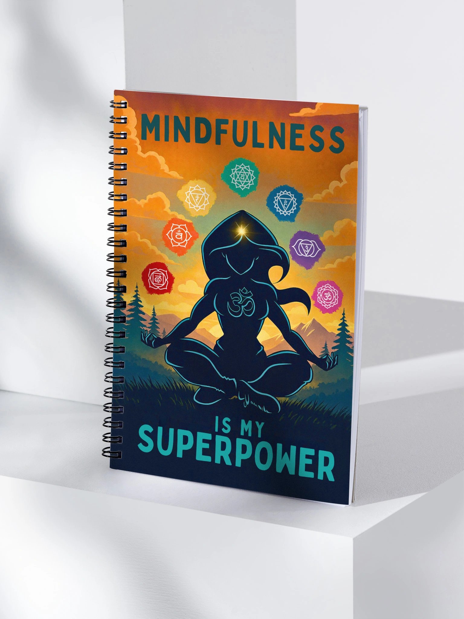 Mindfulness Is My Superpower - Spiral Journal Notebook product image (11)